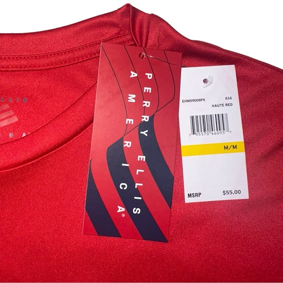NWT PERRY ELLIS BEVERLY HILLS AMERICA LONG SLEEVE SUN PROTECTION ATHLETI… - Picture 5 of 5